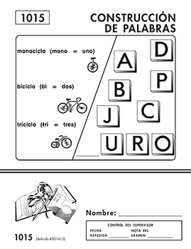 Spanish Word Building 1015